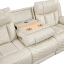  Manufacturer Color_Beige -- Homelegance Huron Power Reclining Polyurethane Sofa IMAGE 7