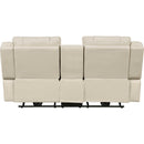  Manufacturer Color_Beige -- Homelegance Huron Power Reclining Polyurethane Loveseat with Console IMAGE 5