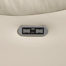 Manufacturer Color_Beige -- Homelegance Huron Power Reclining Polyurethane Loveseat with Console IMAGE 8