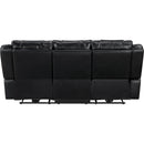  Manufacturer Color_Black -- Huron 8457BLK-3PW Power Double Reclining Sofa IMAGE 6