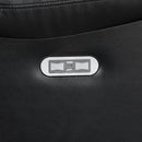  Manufacturer Color_Black -- Huron 8457BLK-2PW Power Double Reclining Love Seat with Center Console IMAGE 9