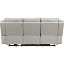  Manufacturer Color_Grey -- Huron 8457GRY-3PW Power Double Reclining Sofa IMAGE 5