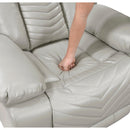  Manufacturer Color_Grey -- Huron 8457GRY-3PW Power Double Reclining Sofa IMAGE 9