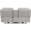  Manufacturer Color_Grey -- Huron 8457GRY-2PW Power Double Reclining Love Seat with Center Console IMAGE 6