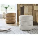  Manufacturer Color_Caramel -- Signature Design by Ashley Ummi Leather Look Ottoman IMAGE 3