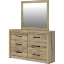 Benchcraft Brozmont Dresser with Mirror B1045-31/B1045-36 - Maison Elegance Furniture LLC