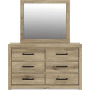 Benchcraft Brozmont Dresser with Mirror B1045-31/B1045-36 - Maison Elegance Furniture LLC