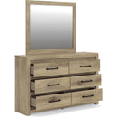 Benchcraft Brozmont Dresser with Mirror B1045-31/B1045-36 - Maison Elegance Furniture LLC