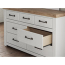 Benchcraft Savonport 7-Drawer Dresser with Mirror B4615-31/B4615-36 - Maison Elegance Furniture LLC