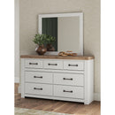 Benchcraft Savonport 7-Drawer Dresser with Mirror B4615-31/B4615-36 - Maison Elegance Furniture LLC