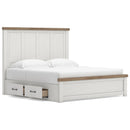 Signature Design by Ashley Savonport Panel Bed with Storage - Maison Elegance Furniture LLC
