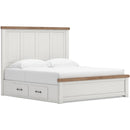 Signature Design by Ashley Savonport Panel Bed with Storage - Maison Elegance Furniture LLC