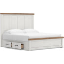 Signature Design by Ashley Savonport Panel Bed with Storage - Maison Elegance Furniture LLC