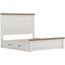 Signature Design by Ashley Savonport Panel Bed with Storage - Maison Elegance Furniture LLC