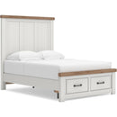 Signature Design by Ashley Savonport Panel Bed with Storage - Maison Elegance Furniture LLC