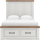 Signature Design by Ashley Savonport Panel Bed with Storage - Maison Elegance Furniture LLC