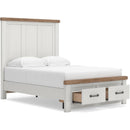 Signature Design by Ashley Savonport Panel Bed with Storage - Maison Elegance Furniture LLC