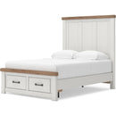 Signature Design by Ashley Savonport Panel Bed with Storage - Maison Elegance Furniture LLC