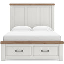 Signature Design by Ashley Savonport Panel Bed with Storage - Maison Elegance Furniture LLC