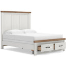 Signature Design by Ashley Savonport Panel Bed with Storage - Maison Elegance Furniture LLC