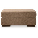  Manufacturer Color_Pecan -- Signature Design by Ashley Jayne Park Fabric Ottoman IMAGE 2