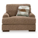  Manufacturer Color_Pecan -- Signature Design by Ashley Jayne Park Fabric Chaise IMAGE 2
