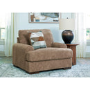  Manufacturer Color_Pecan -- Signature Design by Ashley Jayne Park Fabric Chaise IMAGE 4