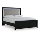 Signature Design by Ashley Maeling Upholstered Panel Bed - Maison Elegance Furniture LLC
