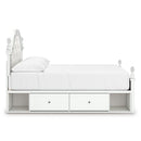  Size_Full -- Signature Design by Ashley Kozlani Upholstered Panel Bed with Storage IMAGE 4