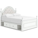 Signature Design by Ashley Kozlani Upholstered Panel Bed with Storage - Maison Elegance Furniture LLC