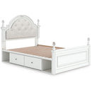 Signature Design by Ashley Kozlani Upholstered Panel Bed with Storage - Maison Elegance Furniture LLC