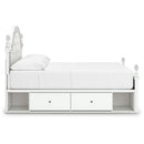 Signature Design by Ashley Kozlani Upholstered Panel Bed with Storage - Maison Elegance Furniture LLC
