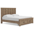 Signature Design by Ashley Oliandon Panel Bed with Storage - Maison Elegance Furniture LLC