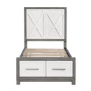  Homelegance Rowan 1366T-1* Twin Platform Bed with Footboard Storage IMAGE 2