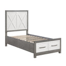  Homelegance Rowan 1366T-1* Twin Platform Bed with Footboard Storage IMAGE 4