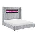  Size_Queen -- Homelegance Fitzroy Panel Bed IMAGE 3