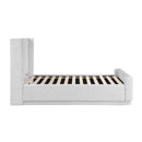  Color_Light grey Size_California King -- Carmel 2396LGK-1CK* California King Platform Bed IMAGE 6