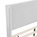  Color_Light grey Size_Queen -- Carmel 2396LG-1* Queen Platform Bed IMAGE 7