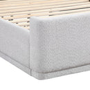  Color_Light grey Size_Queen -- Carmel 2396LG-1* Queen Platform Bed IMAGE 8