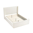  Color_Beige Size_King -- Carmel 2396BEK-1EK* Eastern King Platform Bed IMAGE 4