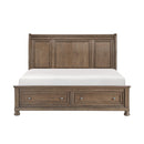  Color_  Size_Queen  -- Bethel 2259BR-1* Queen Platform Bed with Footboard Storage IMAGE 1
