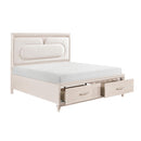  Size_Queen -- Montrose 2451-1* Queen Platform Bed with Footboard Storage IMAGE 11