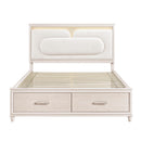  Size_Queen -- Montrose 2451-1* Queen Platform Bed with Footboard Storage IMAGE 2