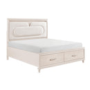  Size_Queen -- Montrose 2451-1* Queen Platform Bed with Footboard Storage IMAGE 7
