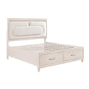  Size_Queen -- Montrose 2451-1* Queen Platform Bed with Footboard Storage IMAGE 8