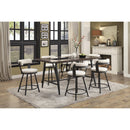  Homelegance Appert 5566-24WT3A Swivel Counter Height Chair IMAGE 5