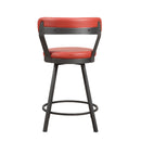  Homelegance Appert 5566-24RD3A Swivel Counter Height Chair IMAGE 3