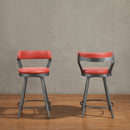  Homelegance Appert 5566-24RD3A Swivel Counter Height Chair IMAGE 4