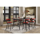  Homelegance Appert 5566-24RD3A Swivel Counter Height Chair IMAGE 5