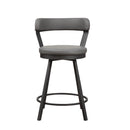  Homelegance Appert 5566-24GY3A Swivel Counter Height Chair IMAGE 1